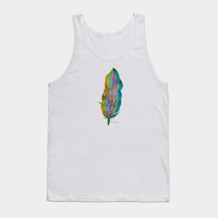 Feather Glitch #1 Tank Top